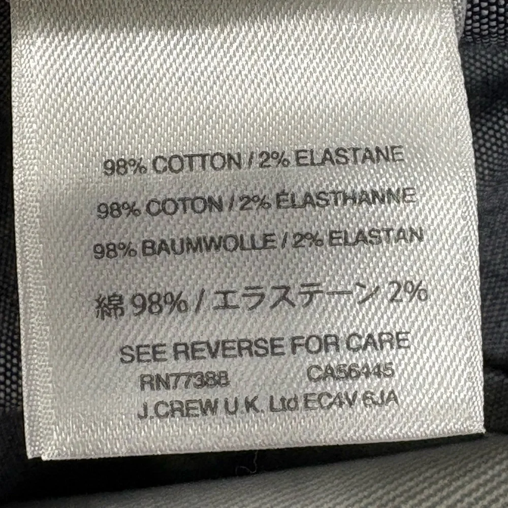 J. Crew 770 Straight-Fit Stretch Pants in Chambray | Size 32x30